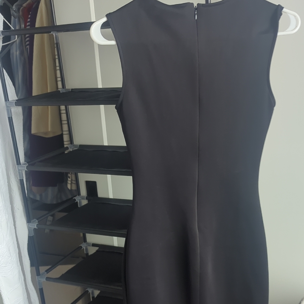 Mystic Mini Dress with Black and Pink Panels - Picture 3 of 4
